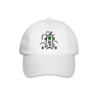Zyklob minimal - Baseball Cap - white/white - Front