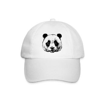 Panda - Baseballkappe - Weiß/Weiß - Vorne