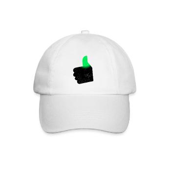 Pouce vert jardin - Casquette classique - blanc/blanc - Devant