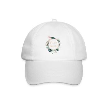 Team Bride Palms Greenery 2 - Baseball Cap - white/white - Front
