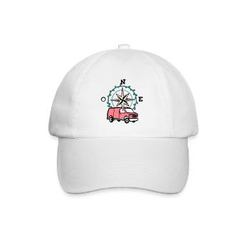 VAN LIFE - Casquette classique - blanc/blanc - Devant