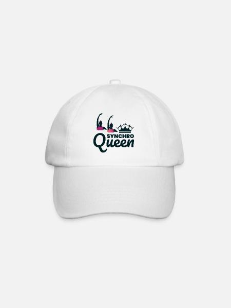Nageur synchro Nageur Natation synchronisée Drôle - Casquette classique - blanc/blanc
