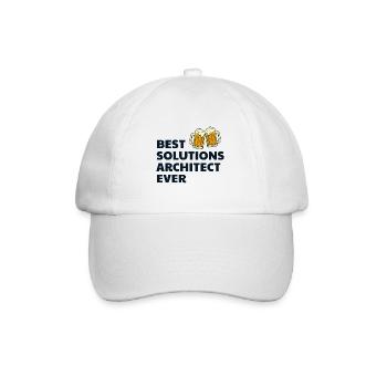 Solution Architect Architecture Beer Funny - Baseball Cap - white/white - Front