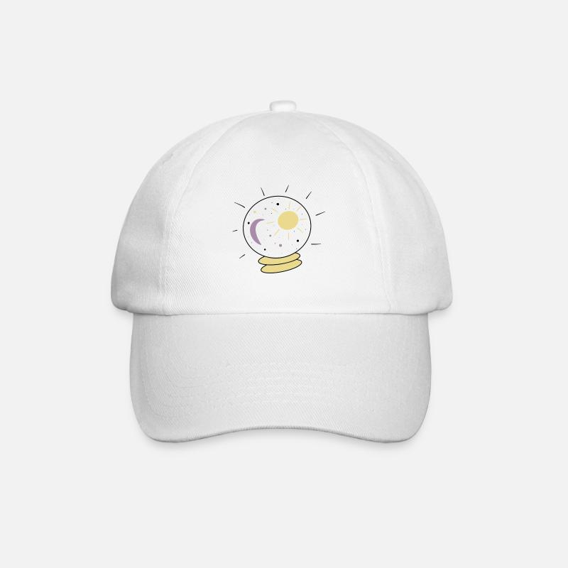 Boule de Crystal Noir - Casquette classique - blanc/blanc