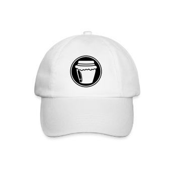 Honey jam symbol - Baseball Cap - white/white - Front