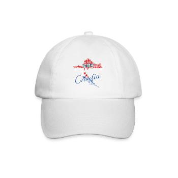 Croatia - Baseballkappe - Weiß/Weiß - Vorne