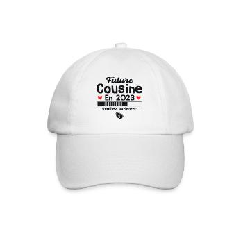 future cousine en 2023 - Casquette classique - blanc/blanc - Devant