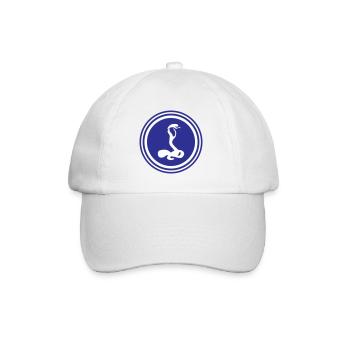 Snake Cobra - Baseball Cap - white/white - Front