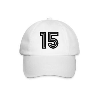 15. 15 YEARS. 15th ANNIVERSARY. 15 YEAR ANNIVERSARY. - Baseball Cap - white/white - Front