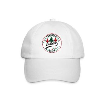 Elektriker Weihnachten Elektrik Meister Elektronik - Baseballkappe - Weiß/Weiß - Vorne