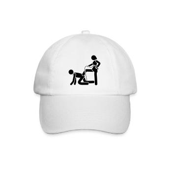 Couples mariés Mariage fouettard - Casquette classique - blanc/blanc - Devant