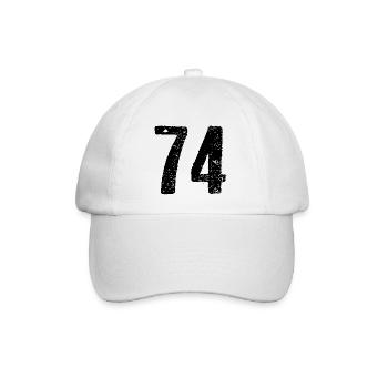 74 Number Vintage - Baseball Cap - white/white - Front