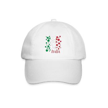 Italia Made in Italy - Baseballkappe - Weiß/Weiß - Vorne