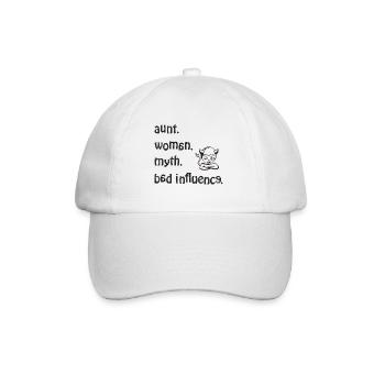 étonné. Femme. mythe. Mauvaise influence - Rétro - Casquette classique - blanc/blanc - Devant