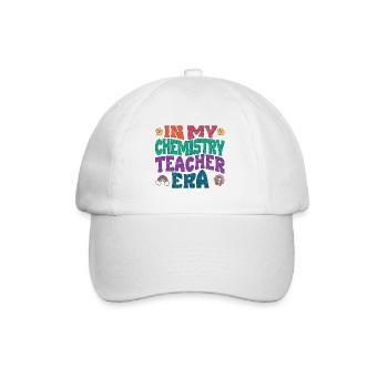 À l’époque de mon professeur de chimie - Casquette classique - blanc/blanc - Devant