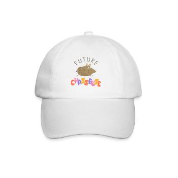 Future chasseuse annonce grossesse bebe fille - Casquette classique - blanc/blanc - Devant