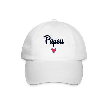 PAPUAN. DAD. FATHER'S DAY. HAPPY FATHER'S DAY - Baseball Cap - white/white - Front