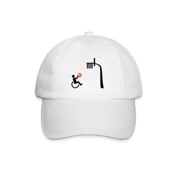 Basketball en fauteuil roulant - Casquette classique - blanc/blanc - Devant
