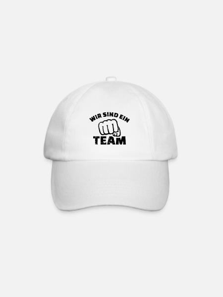 Team - Baseballkappe - Weiß/Weiß