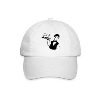 Kellner - Baseballkappe - Weiß/Weiß - Vorne
