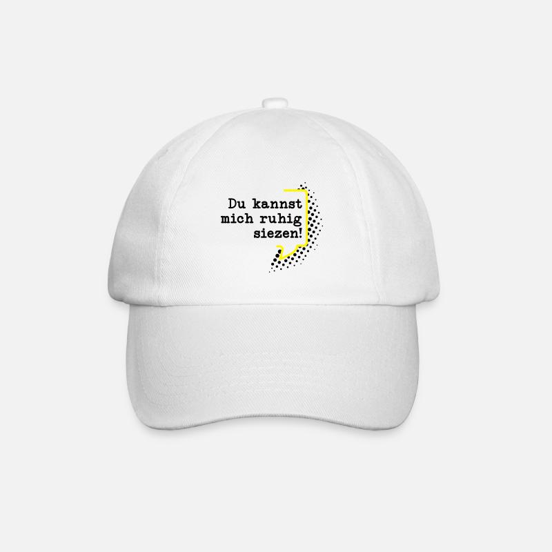 Du kannst mich siezen - Baseballkappe - Weiß/Weiß