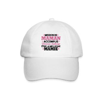 Mission maman accomplie - future meilleure mamie - Casquette classique - blanc/blanc - Devant