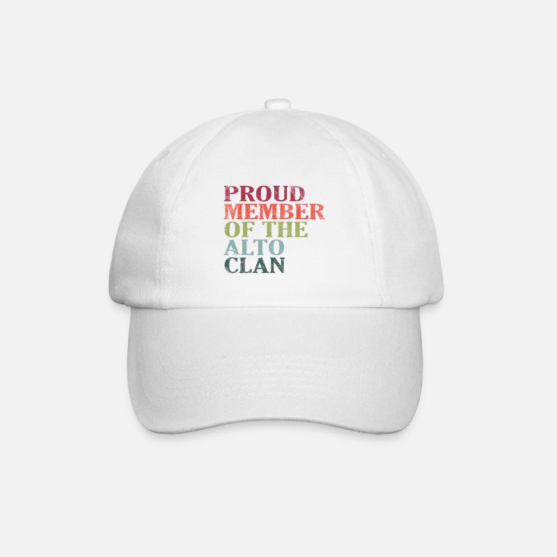 Fier membre du Crue du Clan Alto - Casquette classique - blanc/blanc