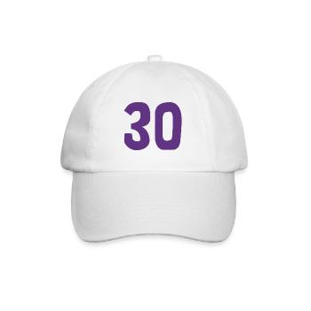 HAPPY BIRTHDAY. JOYEUX ANNIVERSAIRE. ANNIVERSAIRE. - Casquette classique - blanc/blanc - Devant