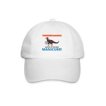 Therizinosaurus Dinosaur Dino Paleontologist - Baseball Cap - white/white - Front
