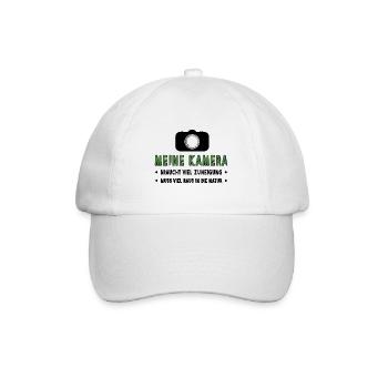 Kamera fotografieren - Baseballkappe - Weiß/Weiß - Vorne