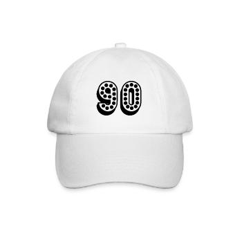 90. 90 YEARS. 90TH ANNIVERSARY. 90TH ANNIVERSARY. - Baseball Cap - white/white - Front