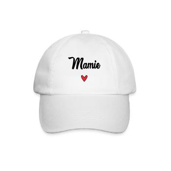 MAMIE. MAMAN. GRAND-MERE. FÊTE DES MÈRES - Casquette classique - blanc/blanc - Devant