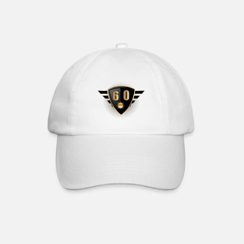 60e anniversaire - Casquette classique - blanc/blanc