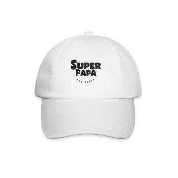 Super Dad Gift Dad Father's Day - Baseball Cap - white/white - Front