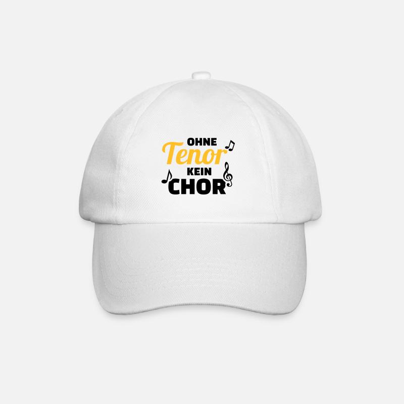 Chor - Baseballkappe - Weiß/Weiß