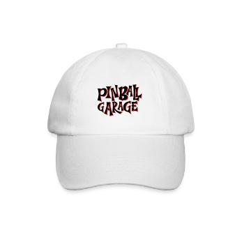 Lettrage effrayant Pinball Garage - Casquette classique - blanc/blanc - Devant