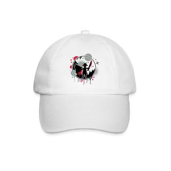 Le loup et la chèvre - Casquette classique - blanc/blanc - Devant