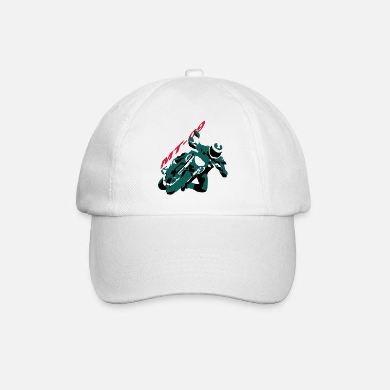 MT-09 - Baseballkappe - Weiß/Weiß