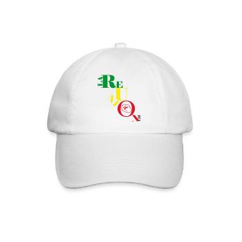 Logo Sitzung METIS 04 v2 - Baseballkappe - Weiß/Weiß - Vorne