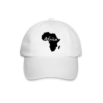 Afrika Kontinent Wildnis Safari wilde Tiere Reggae - Baseballkappe - Weiß/Weiß - Vorne