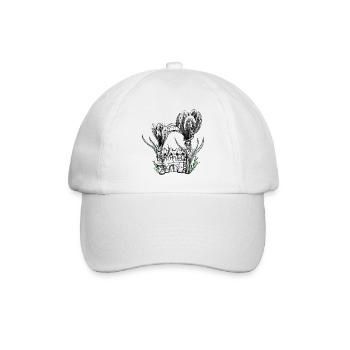 Garden Flower Castle - Baseball Cap - white/white - Front