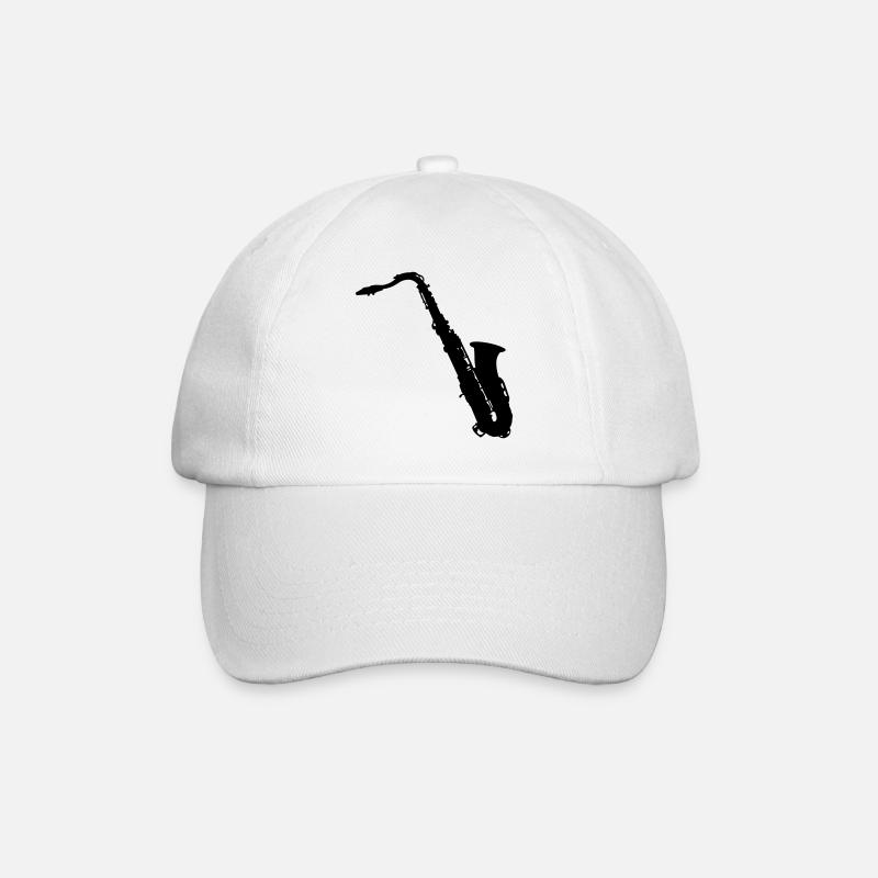 saxophone - Casquette classique - blanc/blanc