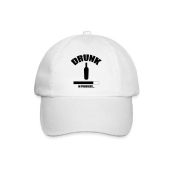 Drunk in progress... - Casquette classique - blanc/blanc - Devant