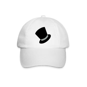 zylinder - Baseballkappe - Weiß/Weiß - Vorne