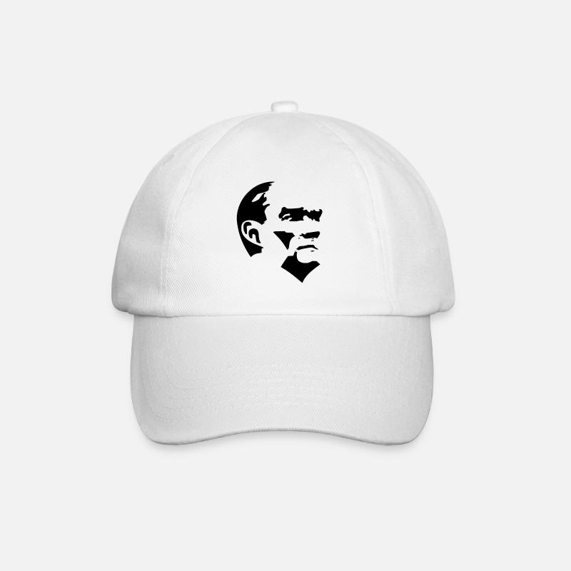 Atatürk - Baseballkappe - Weiß/Weiß