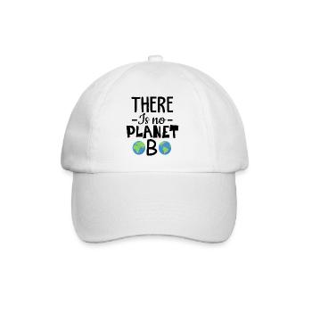 Il n'y a pas de vendredis Planet B pour la conception future - Casquette classique - blanc/blanc - Devant