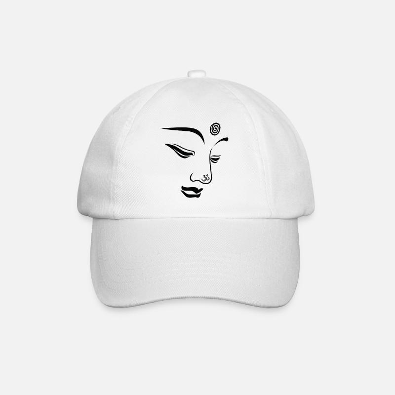 buddha bouddha Om - Casquette classique - blanc/blanc