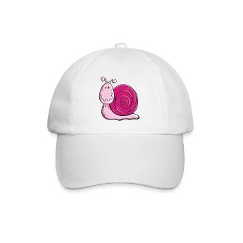 Cute Snail - Snails - Gift - Cartoon - Casquette classique - blanc/blanc - Devant