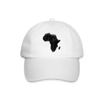 Africa - Baseball Cap - white/white - Front