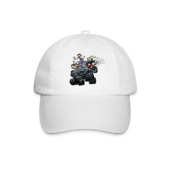 Kid Monster Truck normal - Casquette classique - blanc/blanc - Devant